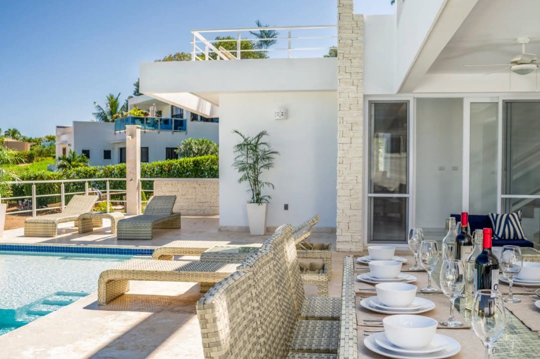 buyDRproperty Luxury villa SEASHELL in Casa Linda with pool and outdoor dining. Sosua Real Estate