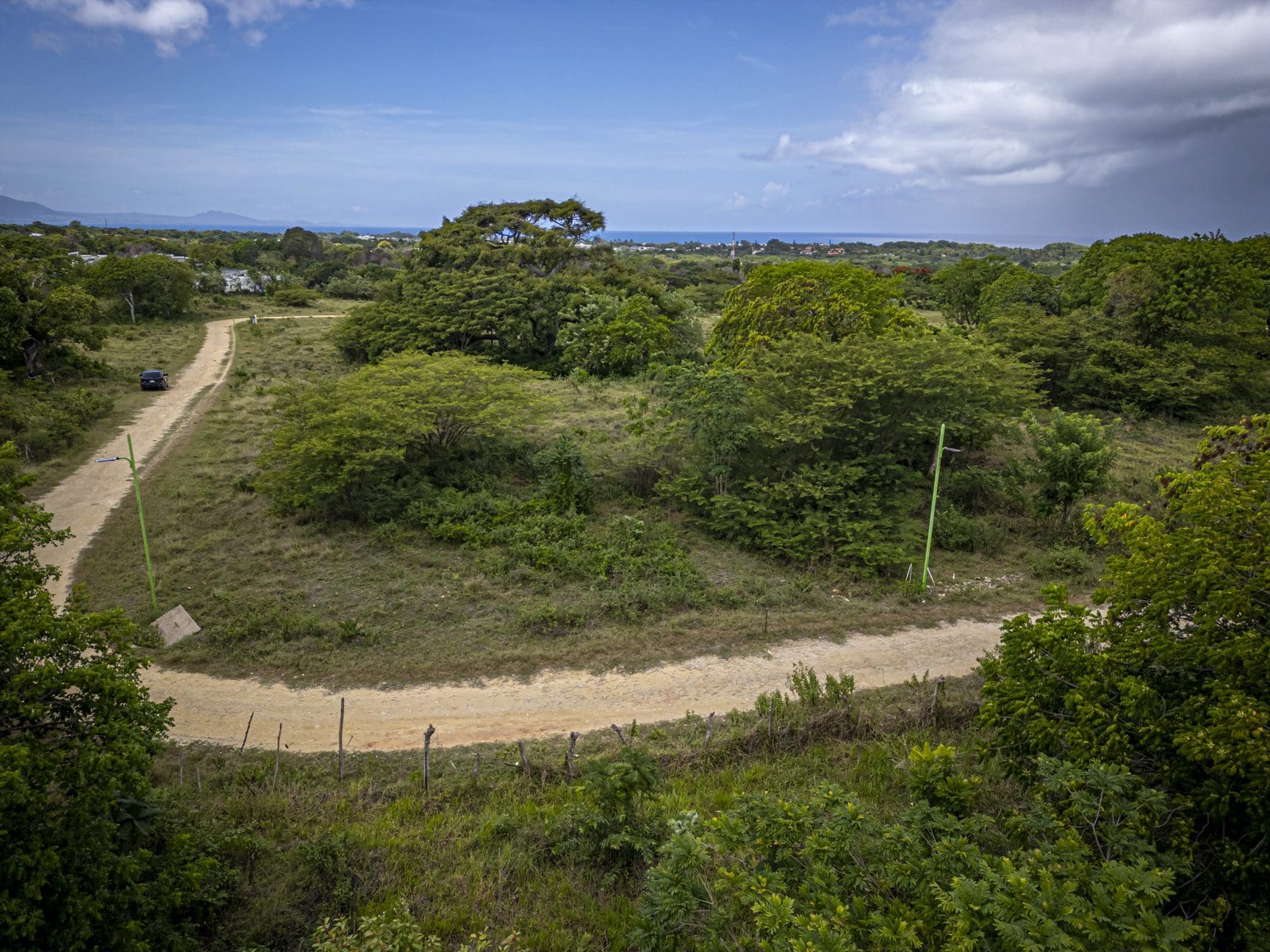 Countryside building lot with access road between Sosúa and Cabarete